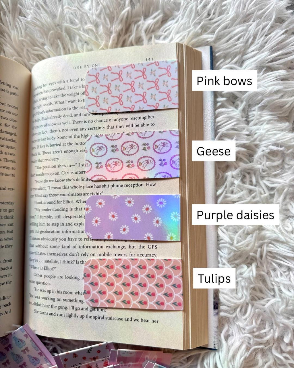 Spring Theme Magnetic Bookmarks