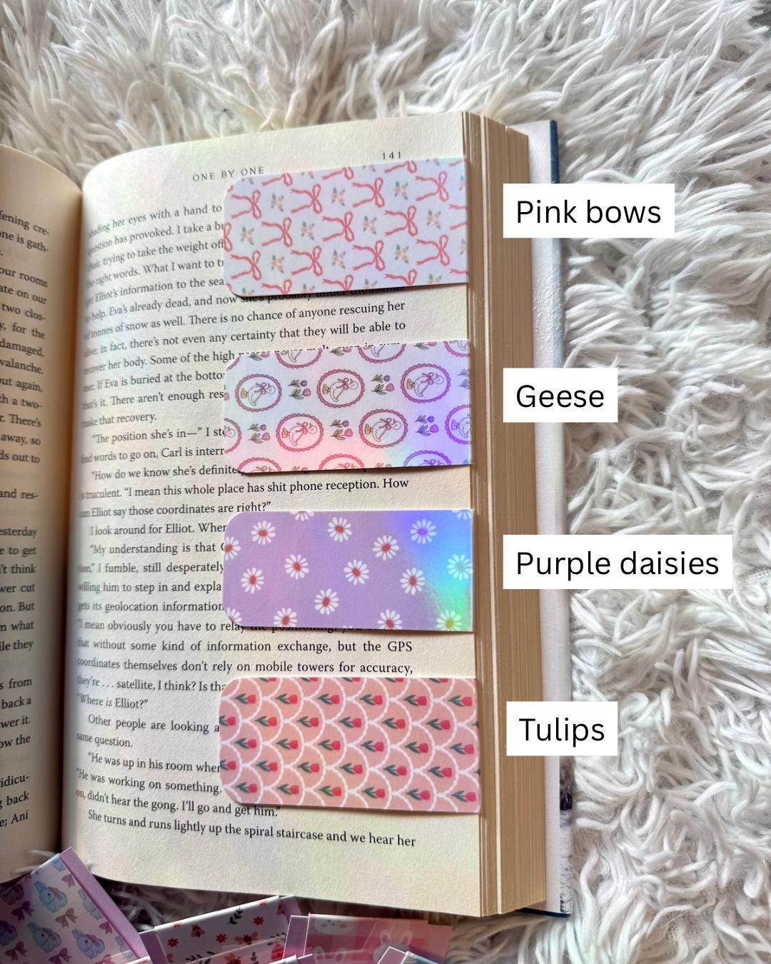 Spring Theme Magnetic Bookmarks