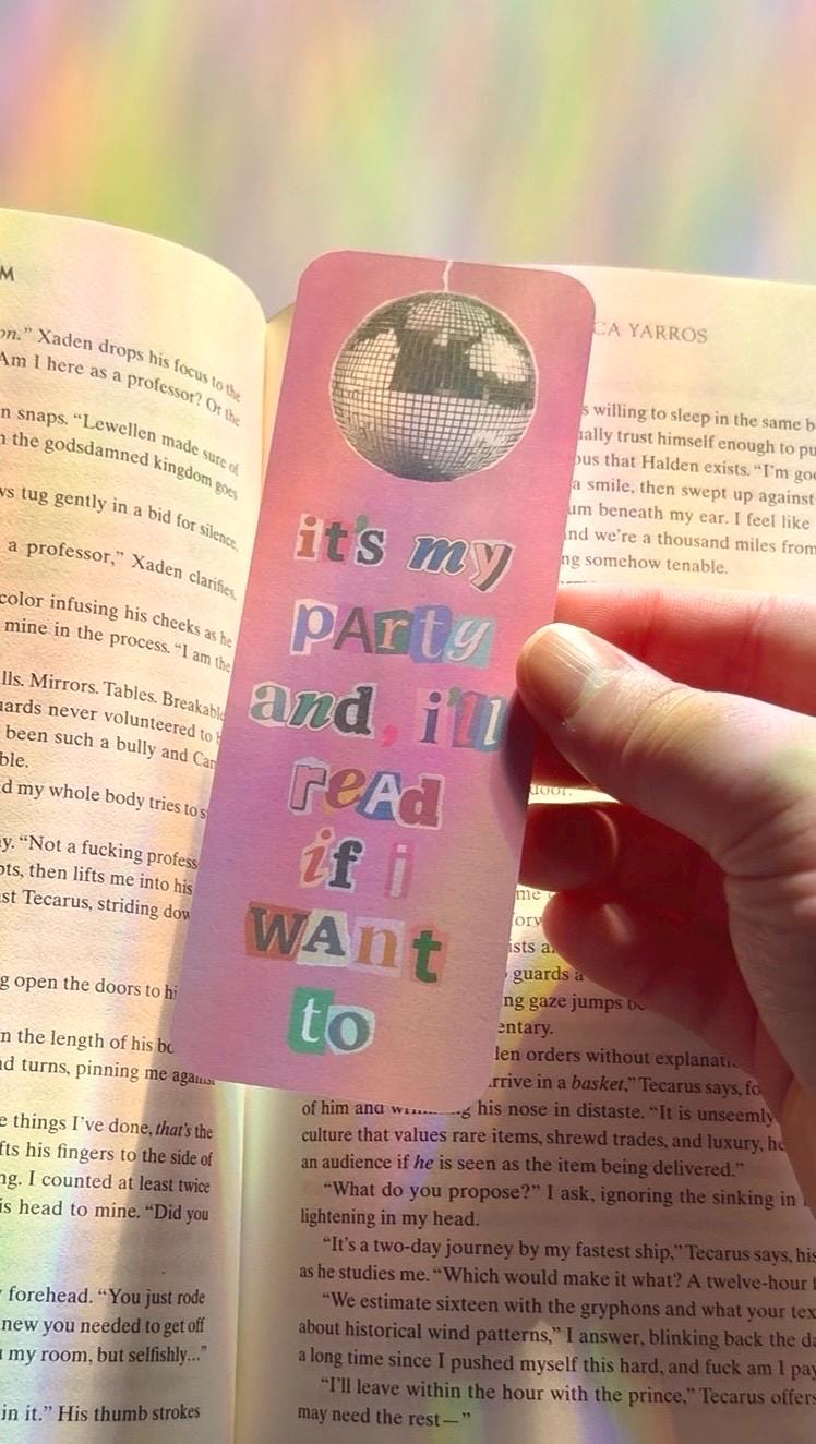 Pink Valentine’s Day Bookmarks