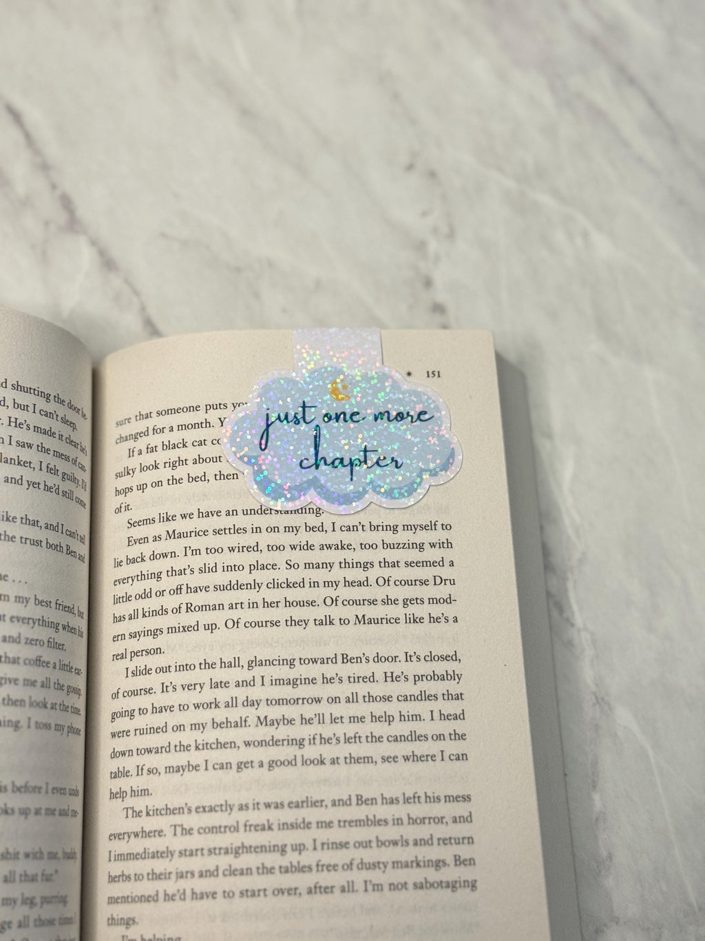 Just One More Chapter Magnetic Bookmark