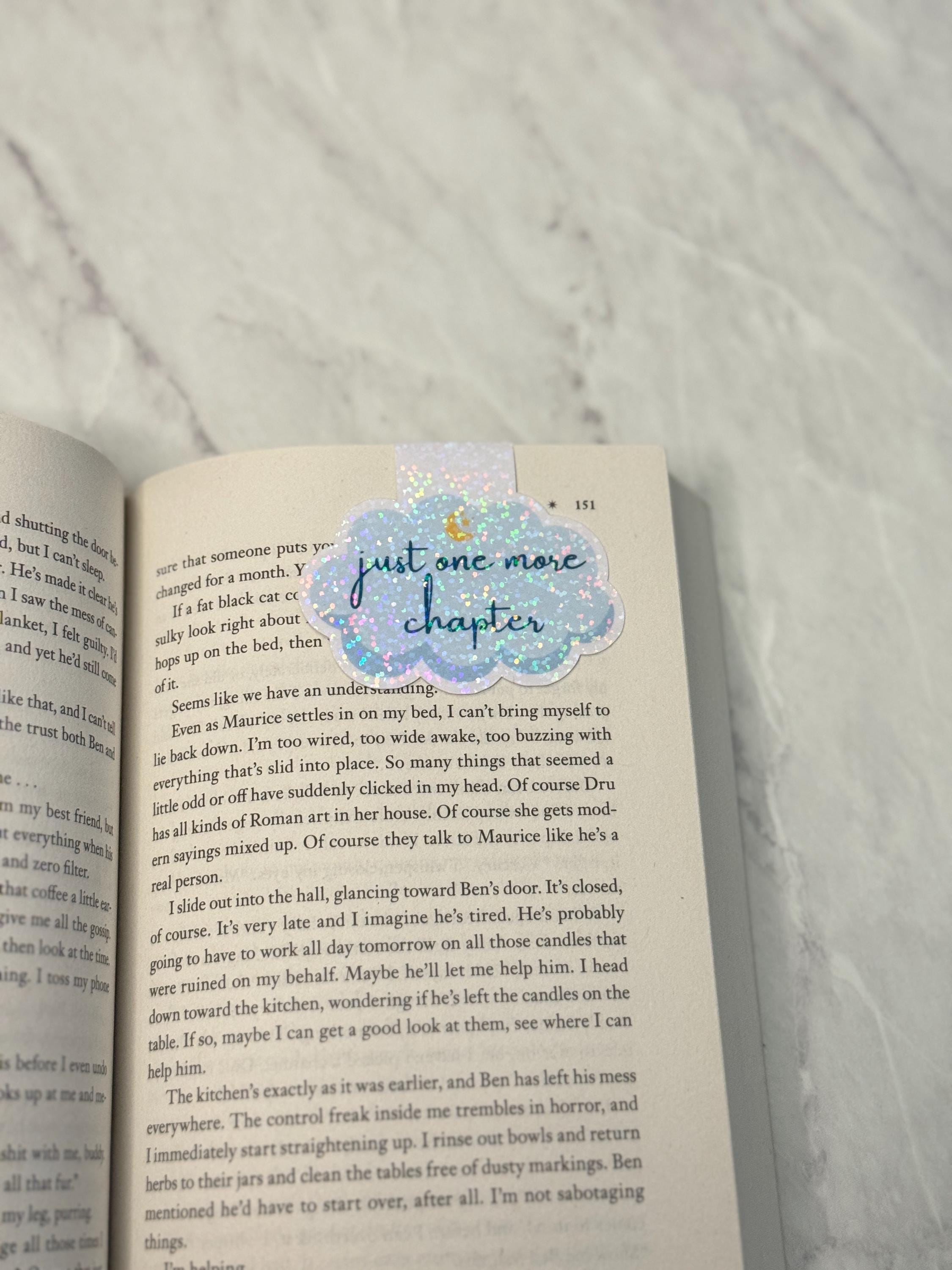 Just One More Chapter Magnetic Bookmark