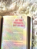 My TBR Persists Holographic Magnetic Bookmark, Bookish Gift