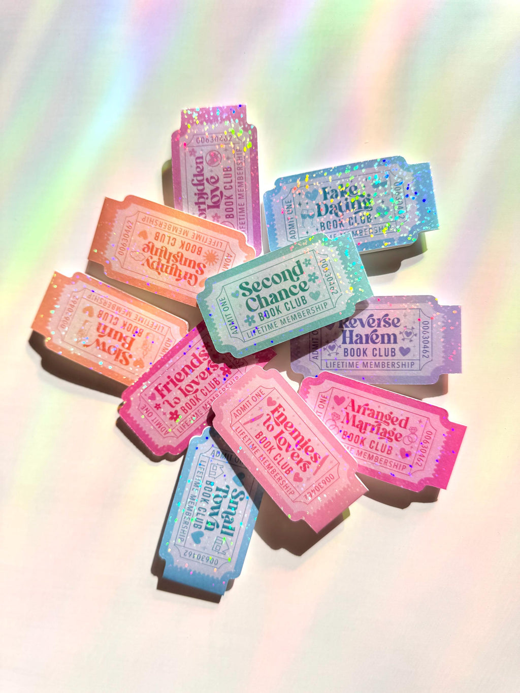 Romance Trope Magnetic Bookmarks