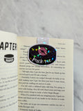 Puck Me Holographic Magnetic Bookmark, Hockey Romance Gift