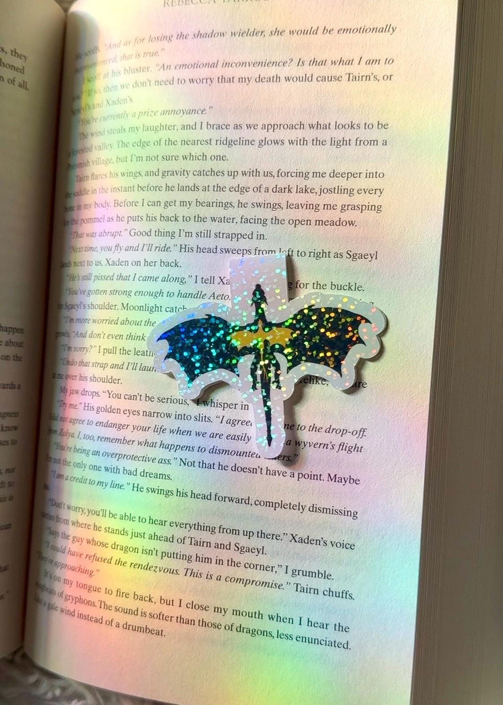 Fourth Wing Tairn & Andarna Magnetic Bookmark