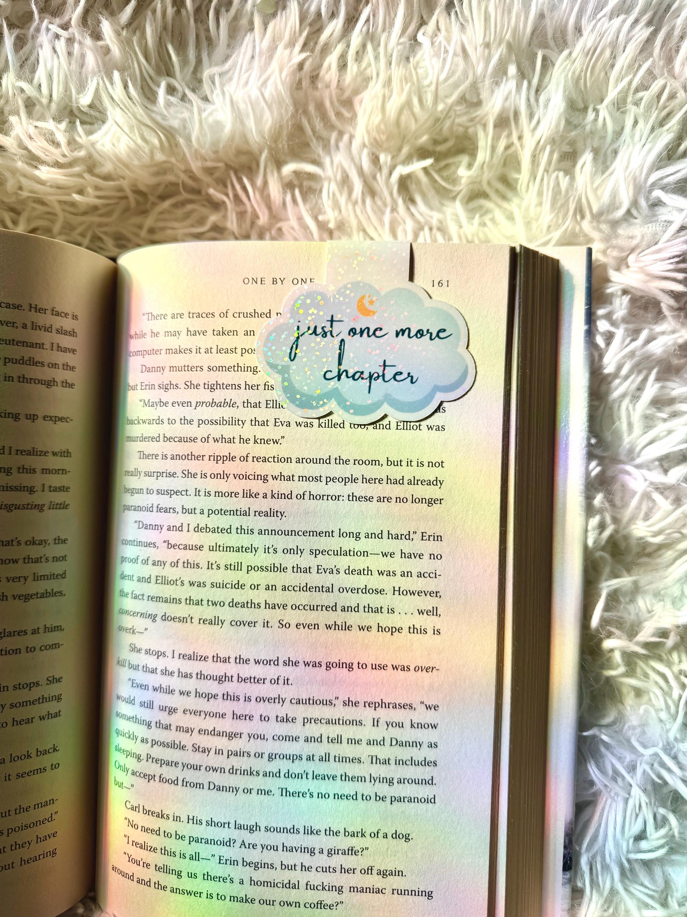 Just One More Chapter Magnetic Bookmark