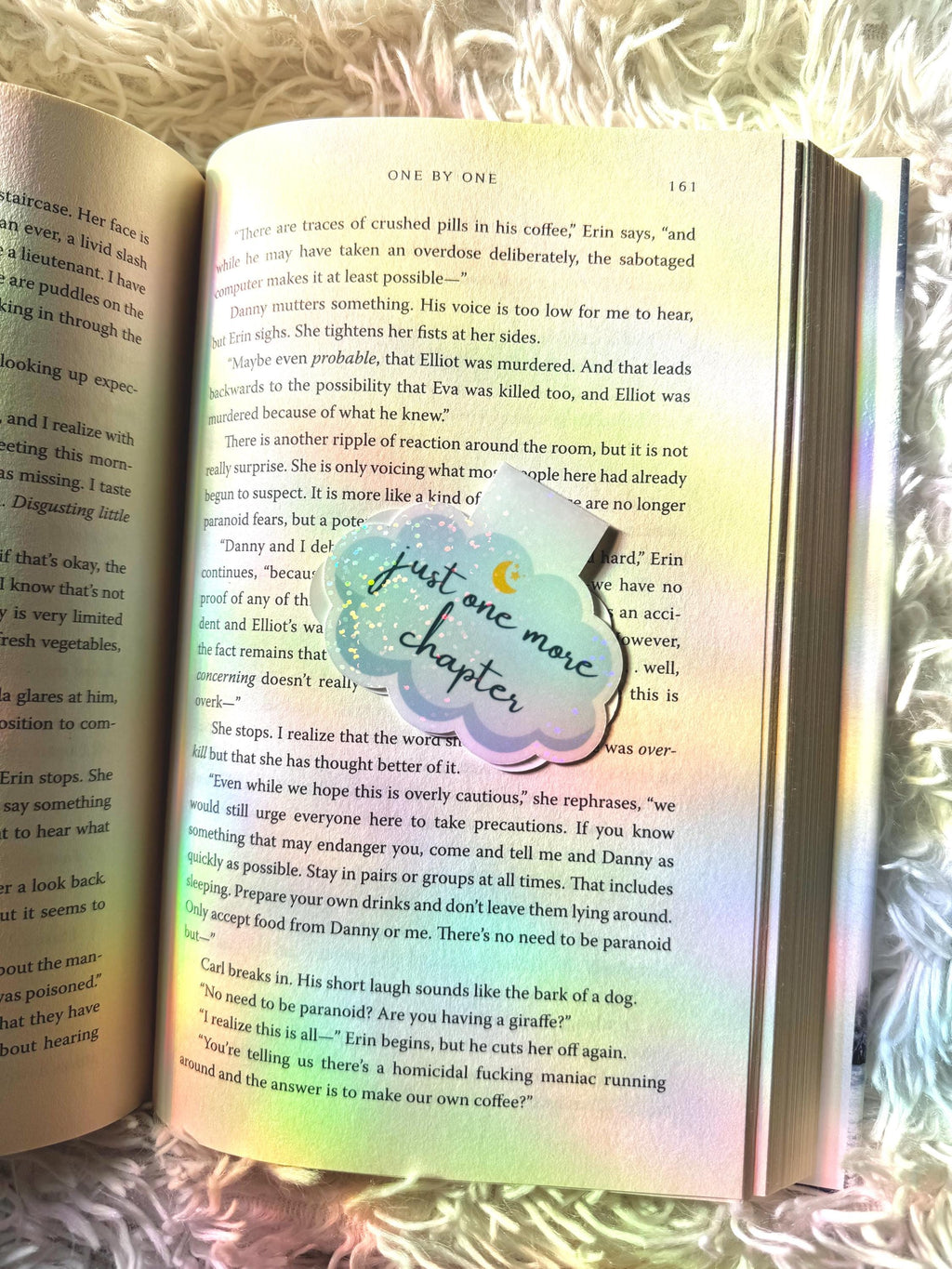 Just One More Chapter Magnetic Bookmark