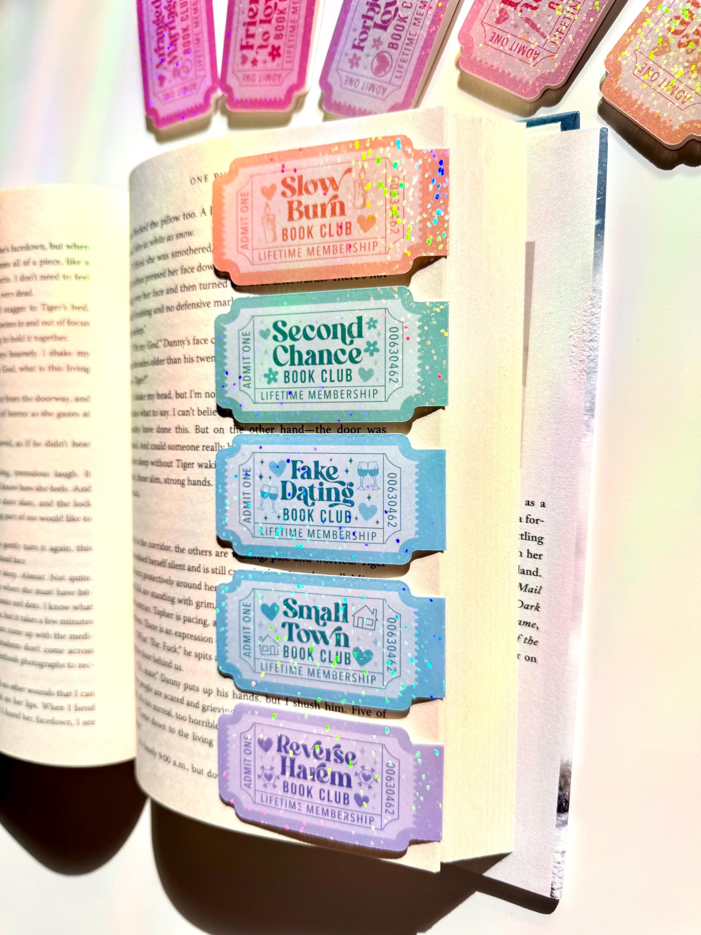 Romance Trope Magnetic Bookmarks