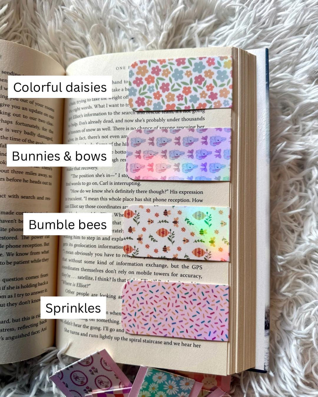 Spring Theme Magnetic Bookmarks