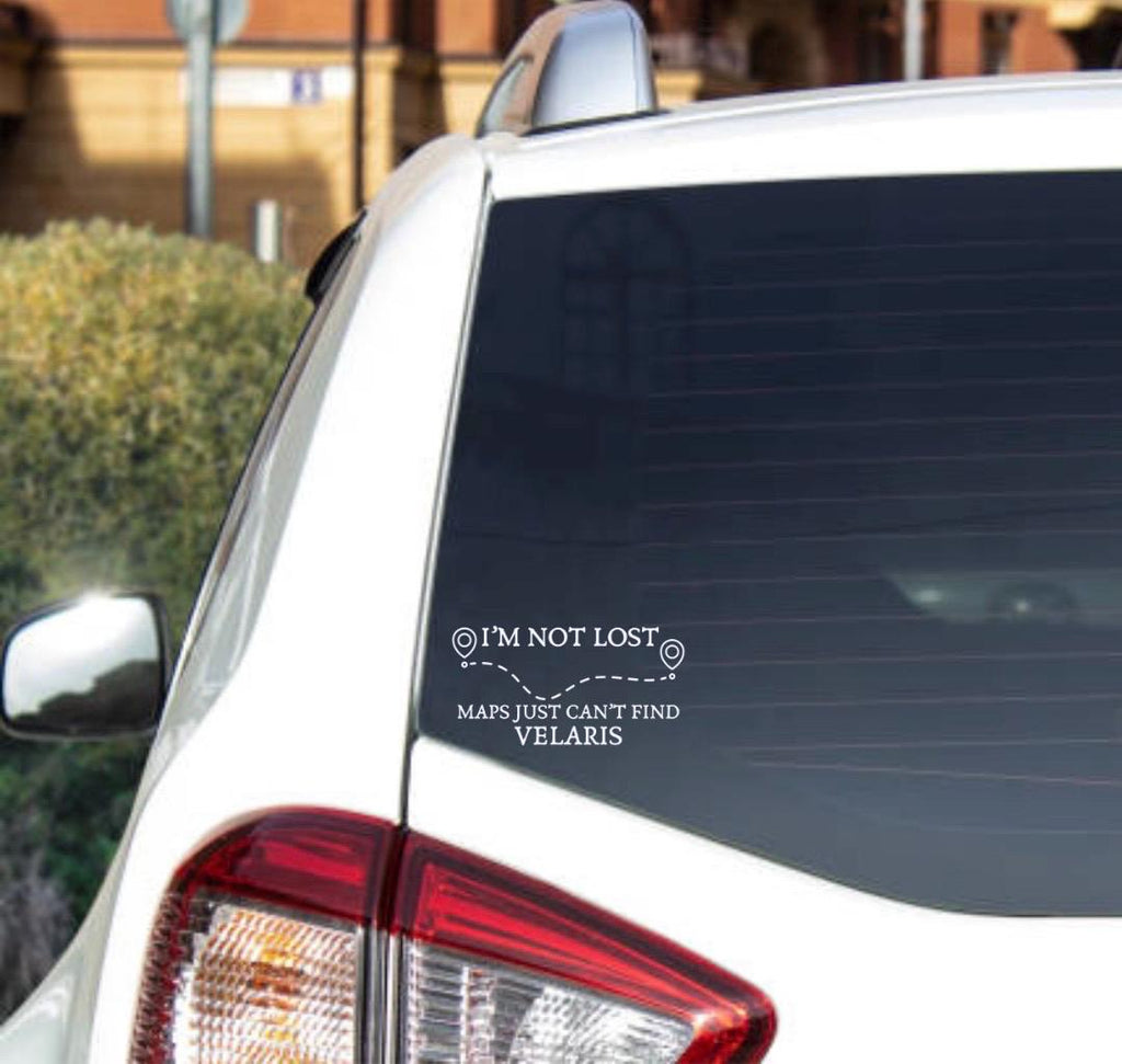 Custom Fictional Place Car Decal: Bookish Location