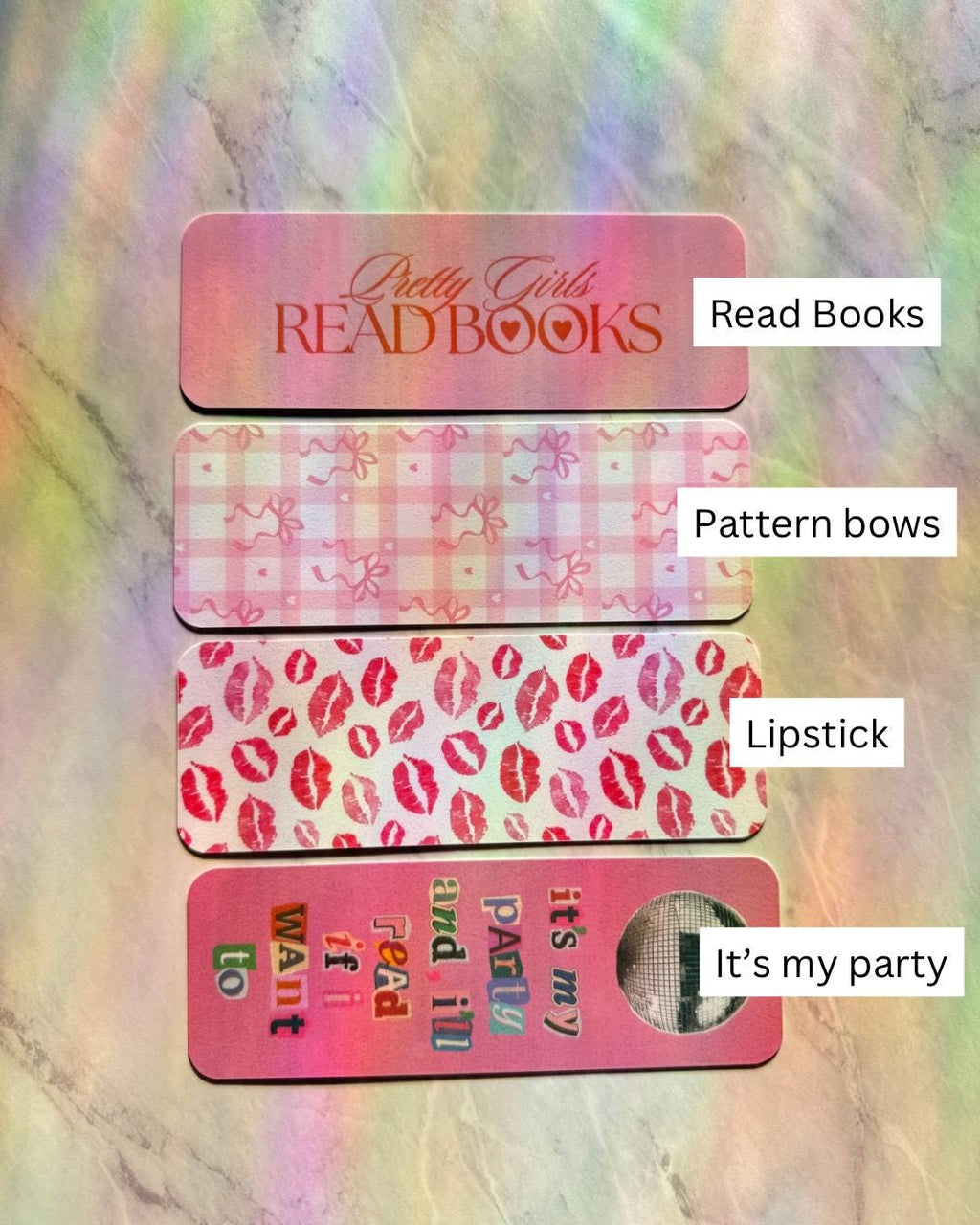 Pink Valentine’s Day Bookmarks
