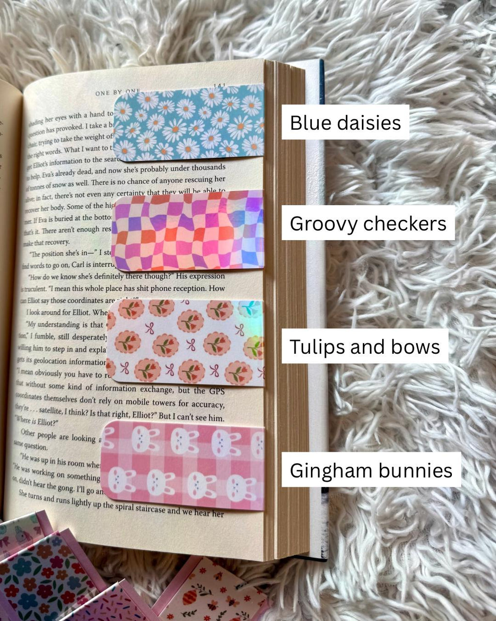 Spring Theme Magnetic Bookmarks